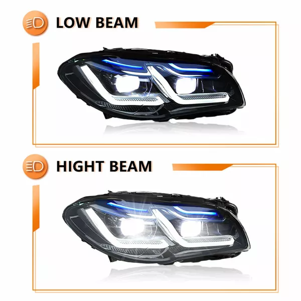 Upgrade LED Scheinwerfer Montage für BMW 5er F10 F11 2010-2017 Xenon/Halogen