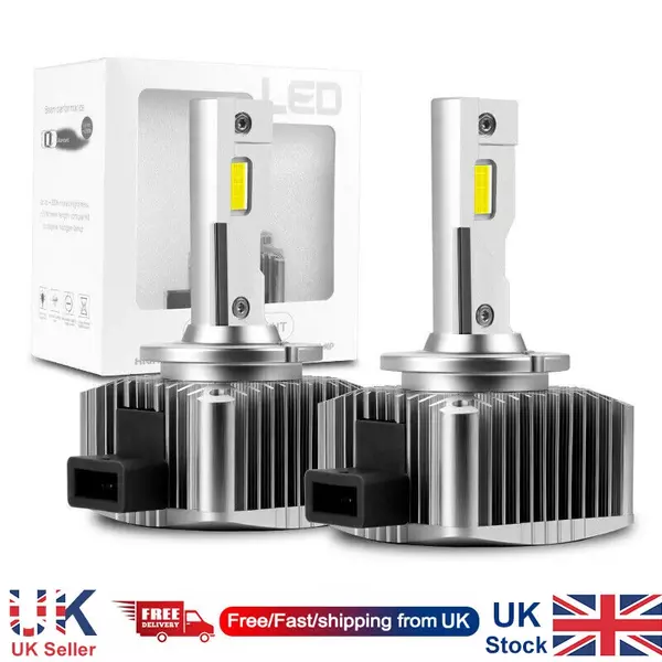 2X 180W Canbus D1S D1R LED Headlight Bulbs 1:1 HID Xenon Conversion Kit 6000K UK