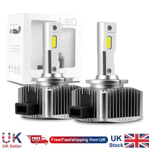 2X 180W Canbus D1S D1R LED Headlight Bulbs 1:1 HID Xenon Conversion Kit 6000K UK