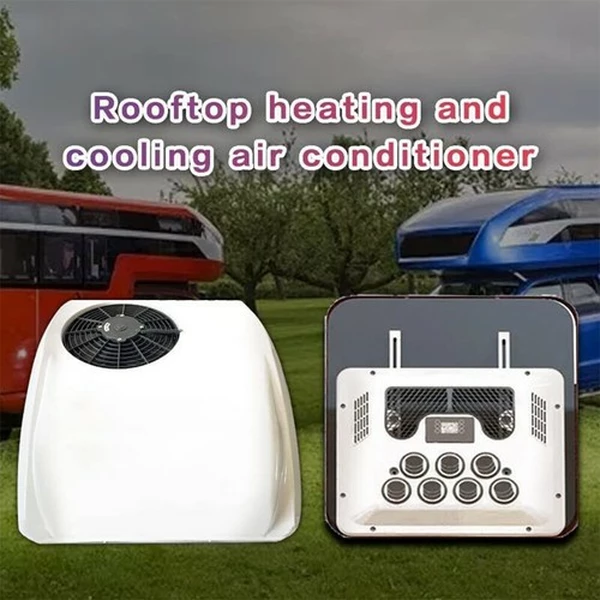 24V Rooftop Air Conditioner AC Unit Cool&Heat 13500BTU For RV Trailer Motorhome