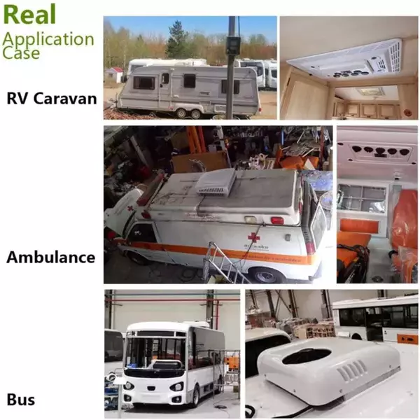 12V 12000BTU RV Air Conditioner Fast Cool Kit Rooftop Trailer Electric AC Unit