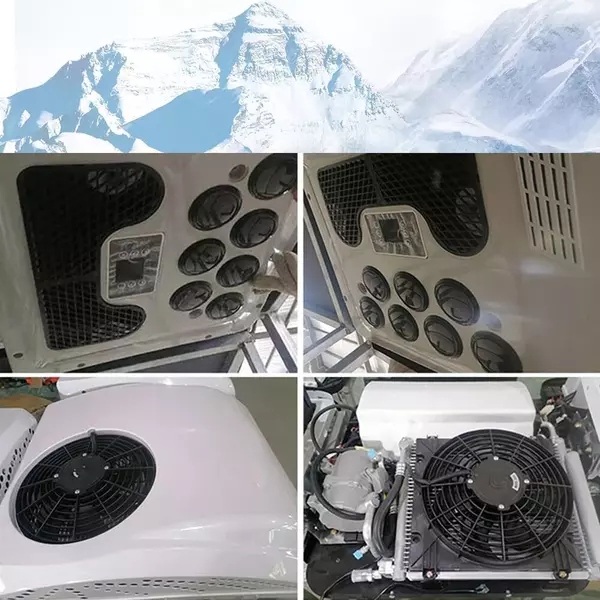 12V 12000BTU RV Air Conditioner Fast Cool Kit Rooftop Trailer Electric AC Unit