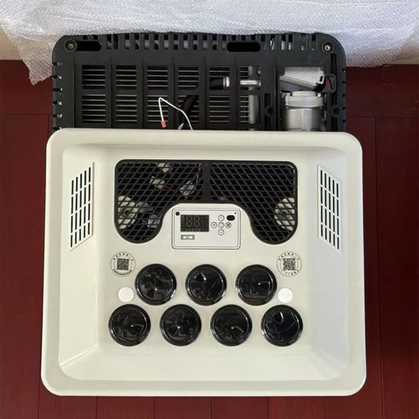 12V/24V RV Air Conditioner Rooftop AC Unit Heat & Cool For Motorhome Caravan Van