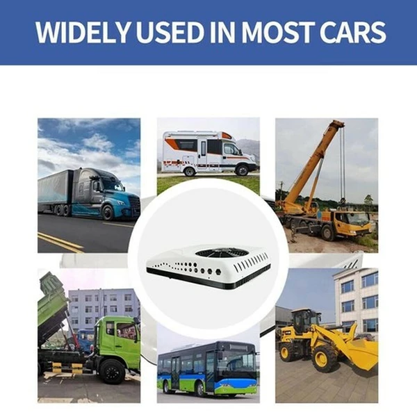 12V/24V RV Air Conditioner Rooftop AC Unit Heat & Cool For Motorhome Caravan Van