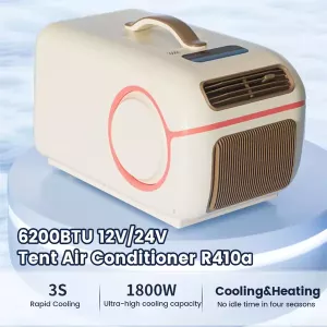 6200BTU Portable Air Conditioner Tent AC Unit for Parking Camping Tent 1800W
