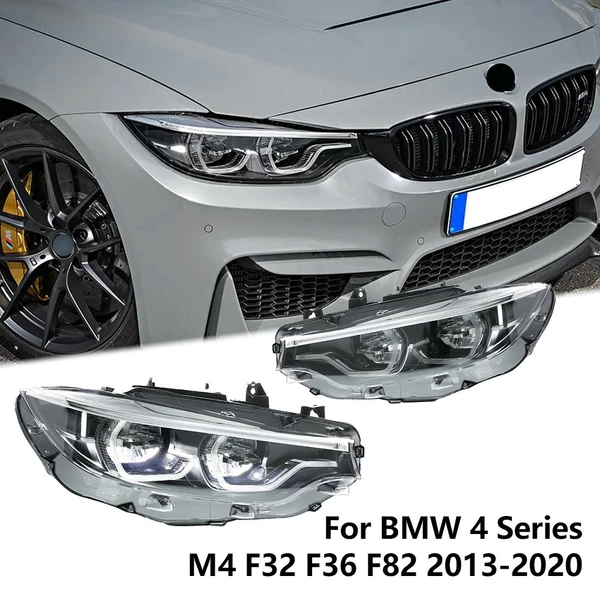 2X LED Headlights For BMW 4 Series F32 F36 F82 Headlamps Front Headlamps 2003-20 -