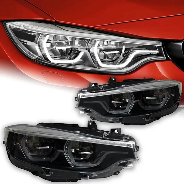 2X LED Headlights For BMW 4 Series F32 F36 F82 Headlamps Front Headlamps 2003-20 -