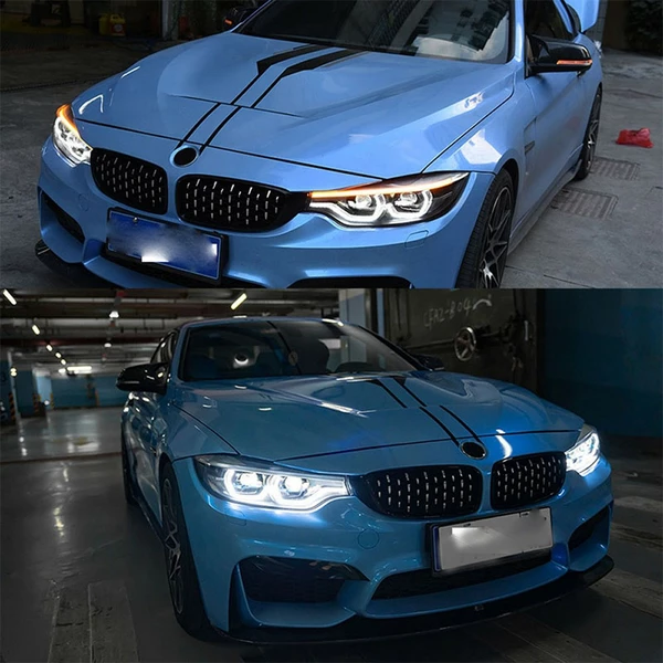 2X LED Headlights For BMW 4 Series F32 F36 F82 Headlamps Front Headlamps 2003-20 -