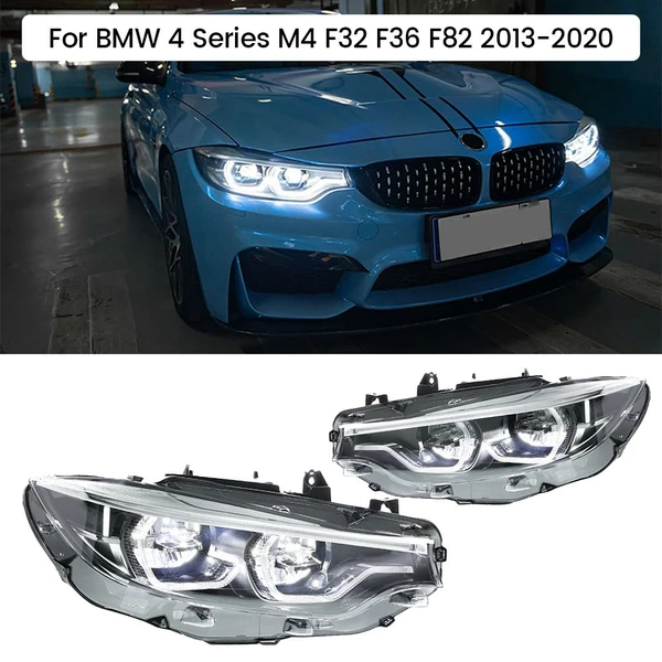 2X LED Headlights For BMW 4 Series F32 F36 F82 Headlamps Front Headlamps 2003-20 -