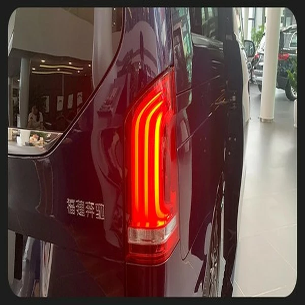 Pair LED Dynamic Tail Light Brake Lamps For Mercedes Benz Vito W447 2015-22-