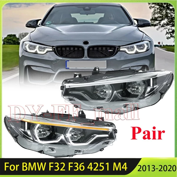 LED Headlights Assembly For BMW 4 Series F32 F36 F82 2013-20 Xenon/HID Facelift