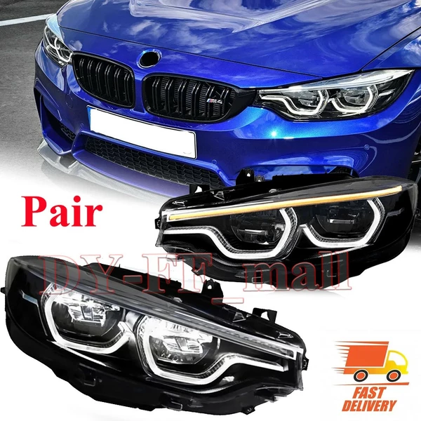 LED Headlights Assembly For BMW 4 Series F32 F36 F82 2013-20 Xenon/HID Facelift