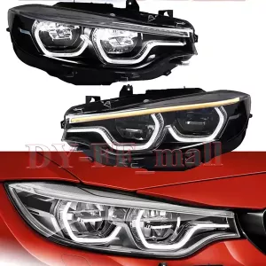 LED Headlights Assembly For BMW 4 Series F32 F36 F82 2013-20 Xenon/HID Facelift