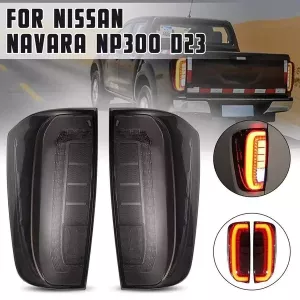Left & Right LED Tail Light Rear Brake Lamp For Nissan Navara NP300 2015-2019-