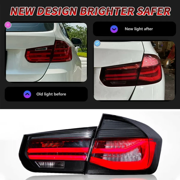 Pair LED GTS Tail Lights for BMW 3 Series F31 M3 2013-2018 Sequential Rear Lamps