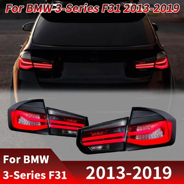 Pair LED GTS Tail Lights for BMW 3 Series F31 M3 2013-2018 Sequential Rear Lamps