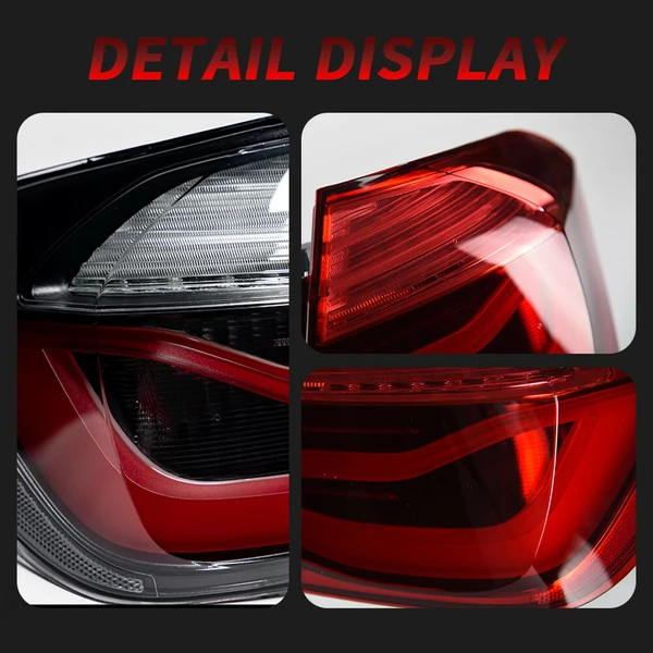 Pair LED GTS Tail Lights for BMW 3 Series F31 M3 2013-2018 Sequential Rear Lamps