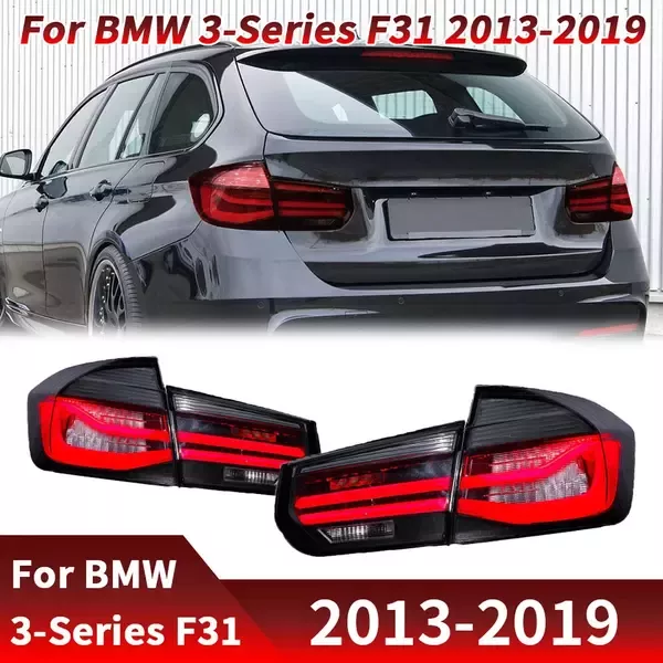 Pair LED GTS Tail Lights for BMW 3 Series F31 M3 2013-2018 Sequential Rear Lamps