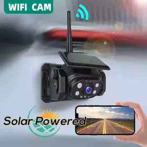 WiFi Solar Rear View Camera Wireless Wireless For Android Phone iPhone RV Truck Van Auto-